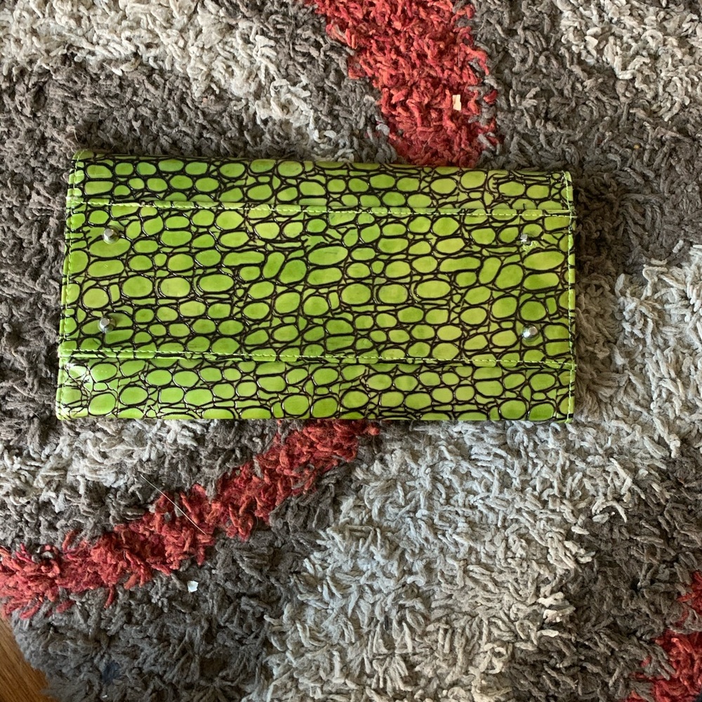 Miche green snake skin Wallet